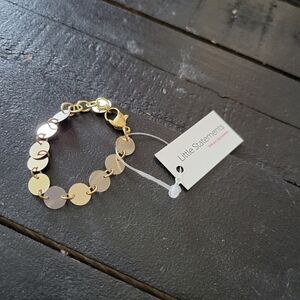 Little Statements Gold Baby Bracelet Girl 0-3 Mon
